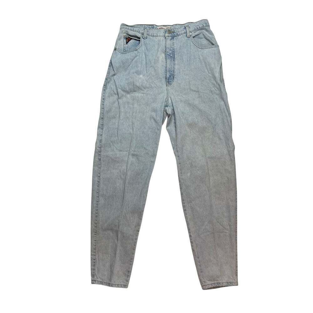 Vintage Faded Glory Classic Fit Jeans Light Wash High Rise 34x30
